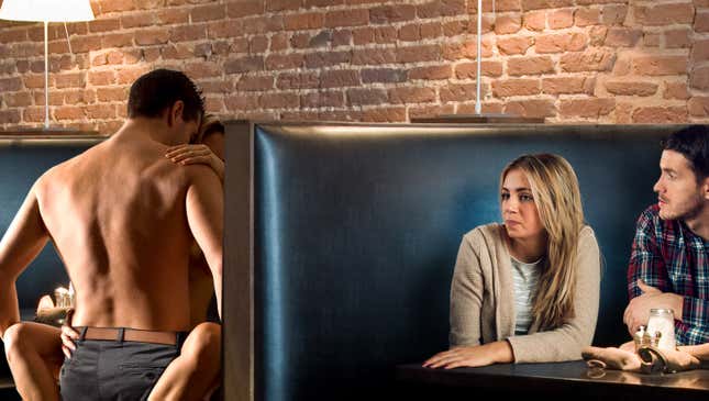 Image for article titled Couple Fucking At Next Table Obviously On Third Date