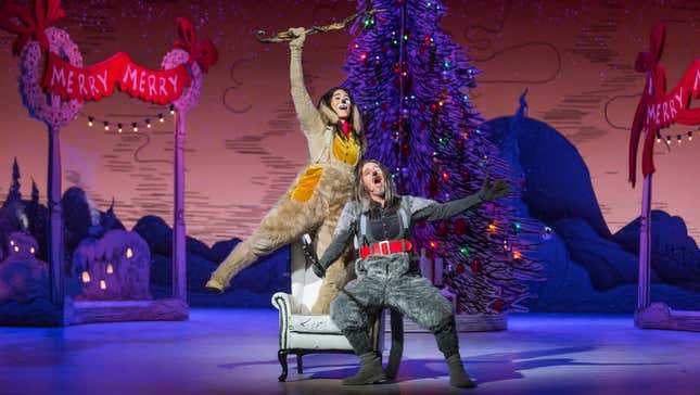 Image for article titled NBC’s Dr. Seuss’ The Grinch Musical! stink, stank, stunk