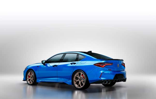 Image for article titled 2023 Acura TLX Type S PMC Edition Is Hand-Built at the NSX Factory