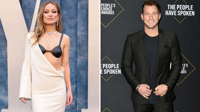 Image for article titled What Was Olivia Wilde Doing in a White Dress at Colton Underwood&#39;s Wedding?