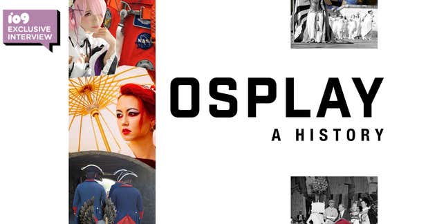 A crop of the cover of Cosplay: A History. See the full reveal below!