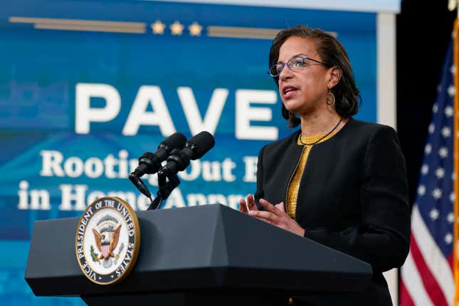 White House Domestic Policy Adviser Susan Rice will be joined by multiple Cabinet secretaries this morning to detail how every agency in the federal government plans to address structural inequities. Senior administration officials said the plans represented a “generational effort”. 