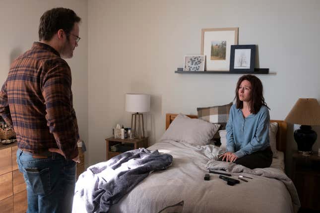 Bill Hader and Sarah Goldberg