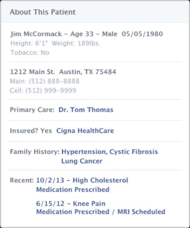 Image for article titled We’d all be better off with our health records on Facebook