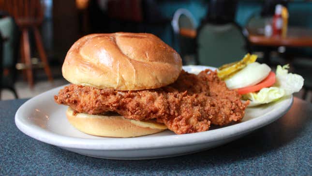 Image for article titled The Midwest&#39;s greatest sandwich is the breaded pork tenderloin
