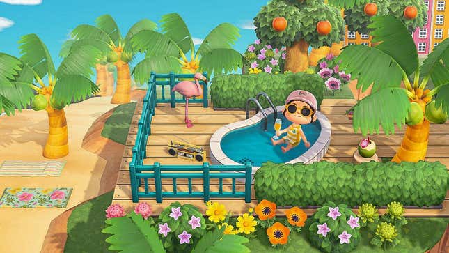 Image for article titled Quick, Take A Dip In Animal Crossing Before Nintendo Fixes The Glitch