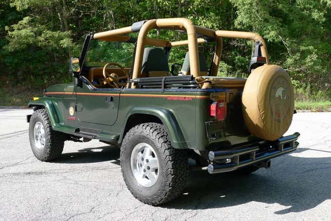 At $38,000, Is This 1995 Jeep Wrangler Sahara a Just Desert?