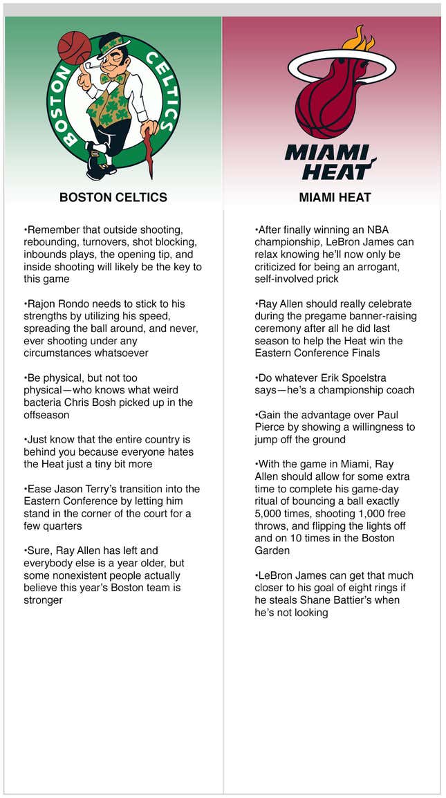 Image for article titled Celtics vs. Heat