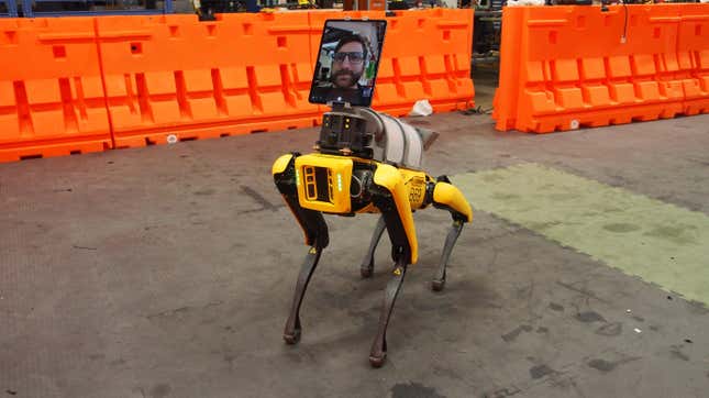 Image for article titled Telemedicine Doesn&#39;t Need Boston Dynamics&#39; Nightmare Robot Dog