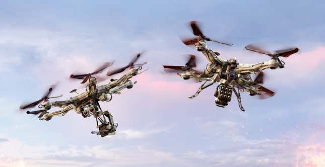 Militares simulan un dron controlado por una IA. Sale mal
