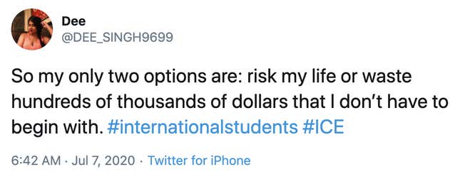 International students in the US