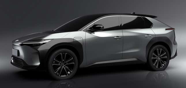 Image for article titled Toyota's New Battery Electric Concept Has A Stupid Yoke Like A Tesla And It's All Just Embarrassing