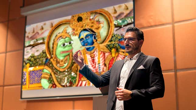 Image for article titled Historian Explains That Pepe The Frog Was Originally A Hindu Symbol