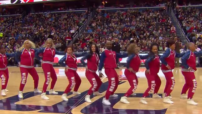 Image for article titled Watch: Washington Wizards’ Wizdom Dance Squad Milly Rocks, Twerks and Tootsie Rolls, and They&#39;re All Older Than 50