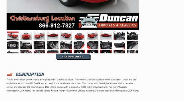 Image for article titled The Reason Why Bring A Trailer Pulled That Nissan 240SX Auction Is Real Complicated