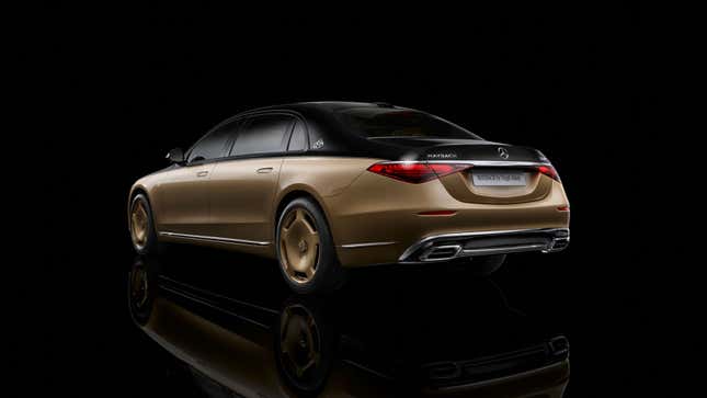 A render of the rear of the limited-edition Maybach.