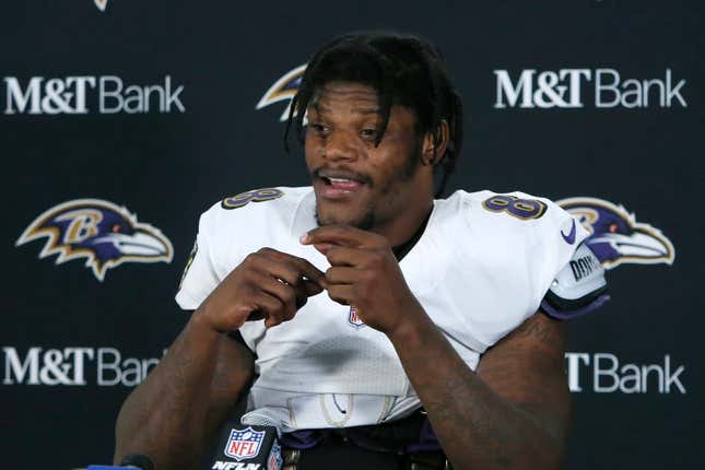 Lamar Jackson and the Ravens are still at odds