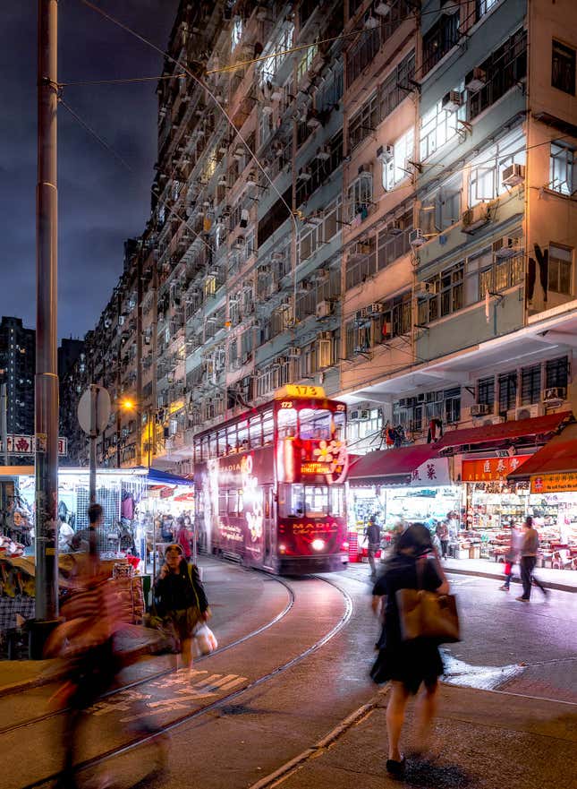 An image from photographer Andy Yeung's "Remember Hong Kong" series