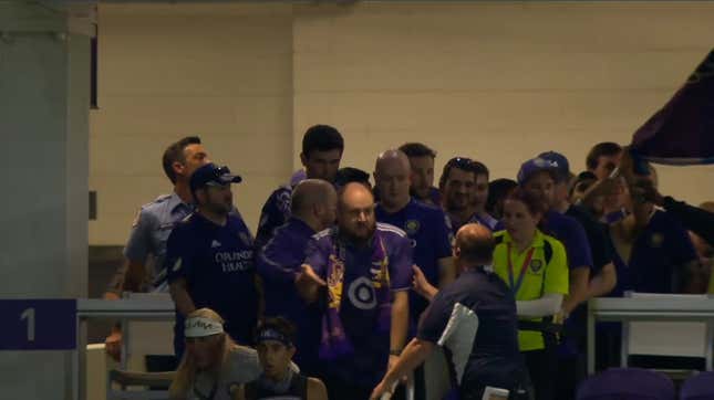 Image for article titled Herd Of Orlando City Fans Stampedes To Opposite Side Of Stadium To Heckle NYCFC