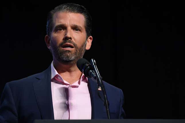 Image for article titled Donald Trump Jr. Was Put in Twitter Jail for Posting False Information About COVID-19