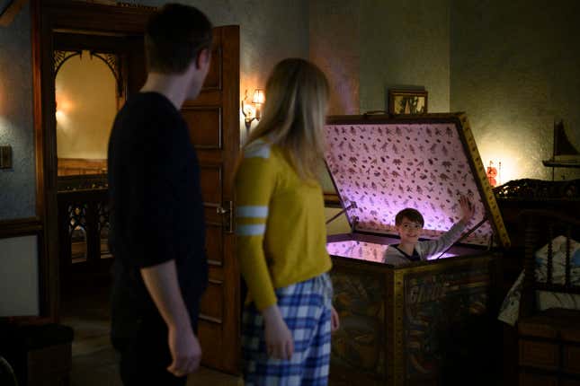 Tyler, Kinsey, and Bode using the Head Key.