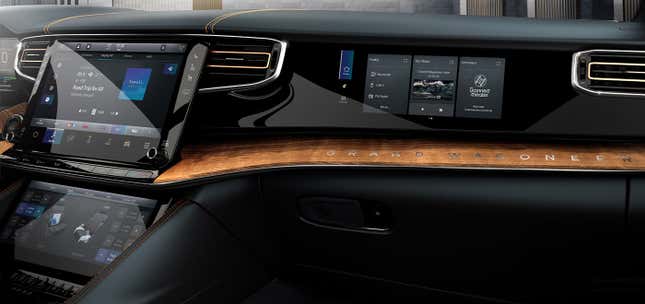 Image for article titled The 2022 Jeep Grand Wagoneer Costs Over $85,000 But Its Interior Looks Worth It