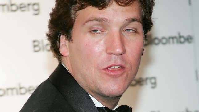 Image for article titled Tucker Carlson Can Take His Horse to Go Fuck Yourself Road