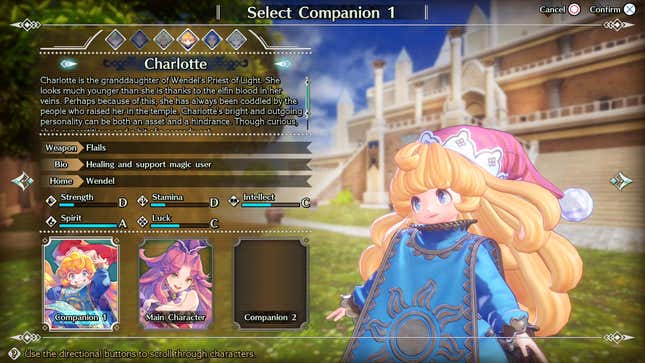 No one should pick Charlotte. Her baby-speak is intolerable.