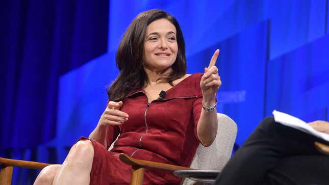 Facebook chief operating officer Sheryl Sandberg.