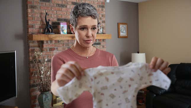 Image for article titled Mom Announces Plans To Get Out Some Of Your Old Baby Stuff And Quietly Stare At It