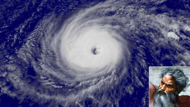 Image for article titled God Announces Successful Test Of First Category 7 Hurricane