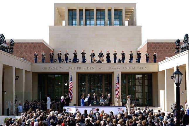 Image for article titled Features Of George W. Bush Presidential Library