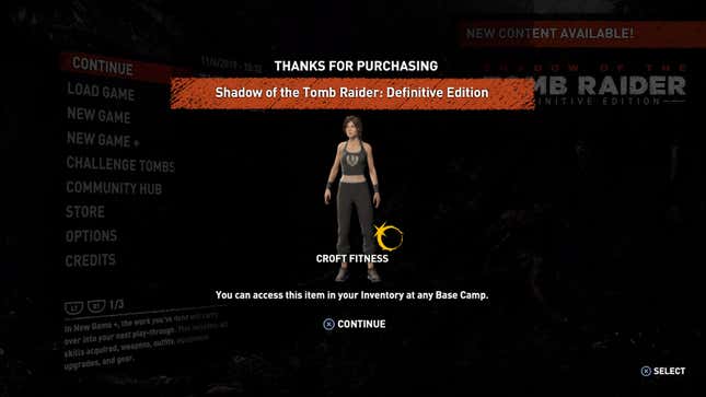 Image for article titled Shadow Of The Tomb Raider Fandom's Quest For An 8th DLC Ends With A Whimper