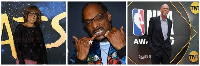 Image for article titled Gayle King Says She Accepts Snoop’s Apology; Kareem Abdul-Jabbar Calls Him Out