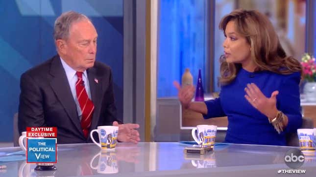 Image for article titled Michael Bloomberg Claims He Pushed Racist ‘Stop-and-Frisk’ Policy Because He Wanted to Help Black People