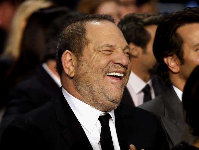 Image for article titled ABC Camera Immediately Cuts Away After Showing Harvey Weinstein Sitting At Oscars