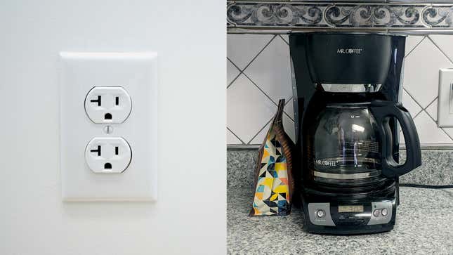 Image for article titled 8 Electrical Outlets That Would Love The Opportunity To Power A Coffee Maker