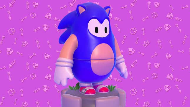 Image for article titled Fall Guys’ Crossover With Sonic The Hedgehog Is, Uh, Something Else