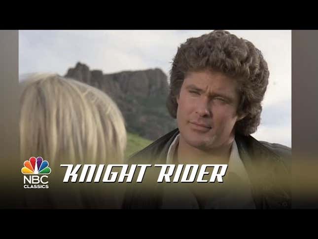 Supercut Of <i>Knight Rider</i>'s Sexytime Scenes Will Make You Uncomfortable