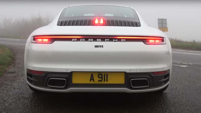 Image for article titled Here&#39;s Why The New Porsche 911 Taillight Bar Doesn&#39;t Always Fully Light Up
