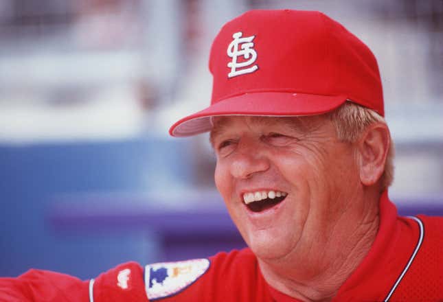 Former St. Louis Cardinals manager Whitey Herzog and wife Mary Lou