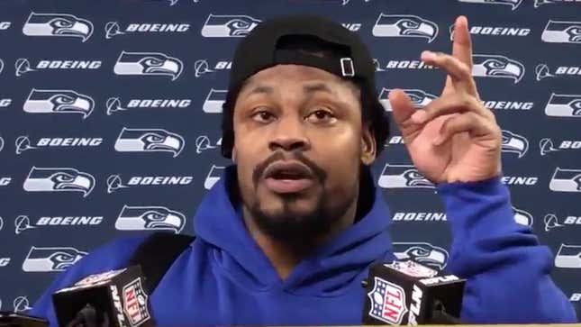Image for article titled Noted Philosopher Marshawn Lynch Explains Self-Care in 90 Seconds or Less