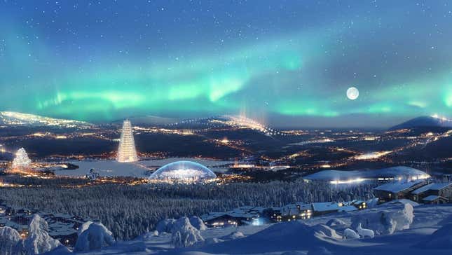 Imagen para el artículo titulado República de Santa Claus: un gigantesco parque de atracciones en el ártico