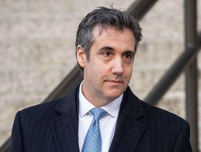 Image for article titled ‘You’ve Got Them Right Where You Want Them, Mikey,’ Michael Cohen Mutters To Self After Pleading Guilty Again