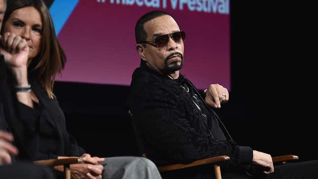 Ice-T speaks onstage at the “Law &amp; Order: SVU” 20th Anniversary Celebration the 2018 Tribeca TV Festival on September 20, 2018 in New York City. 