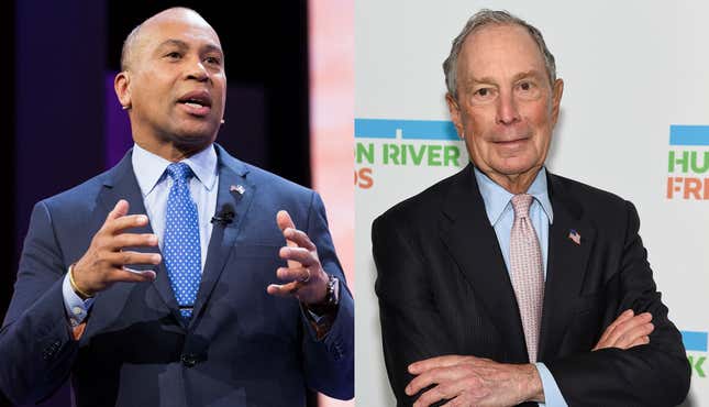 Image for article titled I&#39;ve Got a Very Important Question For Deval Patrick and Michael Bloomberg
