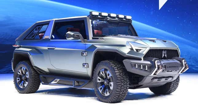 Image for article titled The Latest Hummer EV Competitor is its Chinese Copy, the Mengshi M-Terrain
