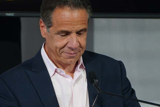 Image for article titled Disgraced Former NY Gov. Andrew Cuomo Continues His Fall, Asked to Give Emmy Back