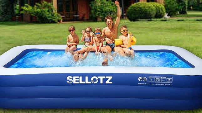 Sellotz Inflatable Outdoor Pool | $80 | Amazon