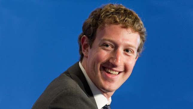 Mark Zuckerberg in a suit.
